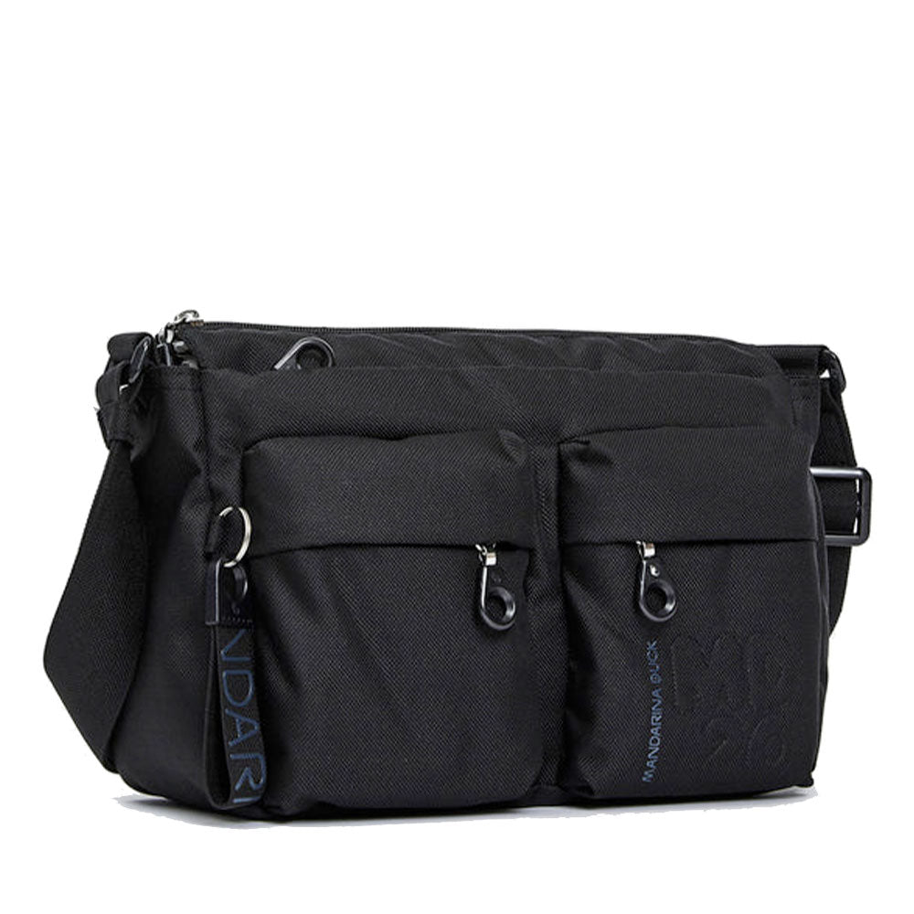 Borsa Donna a Tracolla MANDARINA DUCK in Tessuto Linea MD20 Colore Nero - P10QMTX5