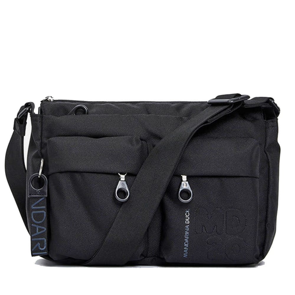 Borsa Donna a Tracolla MANDARINA DUCK in Tessuto Linea MD20 Colore Nero - P10QMTX5