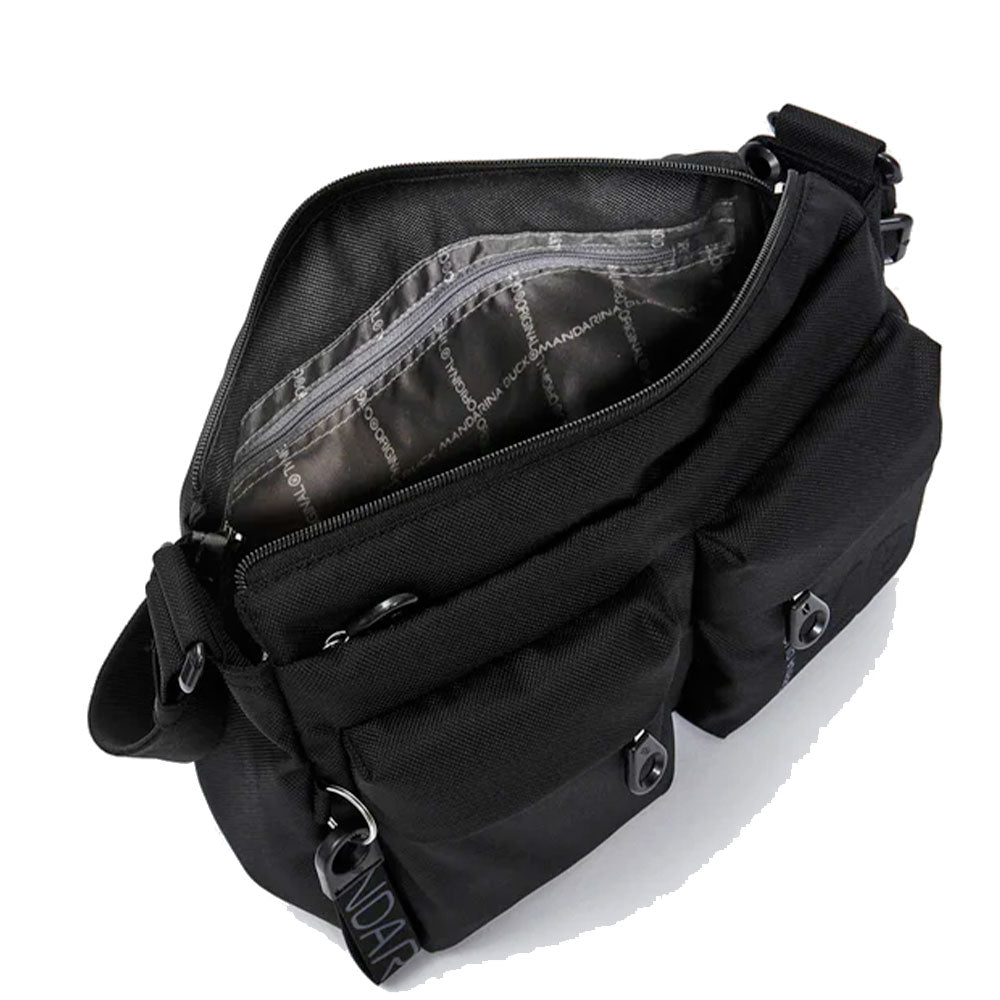 Borsa Donna a Tracolla MANDARINA DUCK in Tessuto Linea MD20 Colore Nero - P10QMTX5