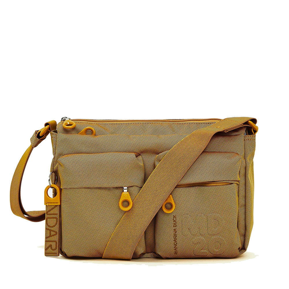 Borsa Donna a Tracolla MANDARINA DUCK in Tessuto Linea MD20 Colore Amber - P10QMTX5