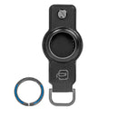 Portachiavi Uomo Per AirTag e CONNEQU 4.0 PIQUADRO in Pelle Nera Linea Blue Square - PC7090B2
