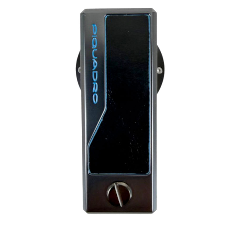 Portachiavi Uomo Modular PIQUADRO in Alluminio e Pelle Colore Nero Linea Blue Square - PC7253B2