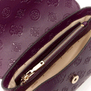 Borsa Donna a Mano con Tracolla GUESS Linea Tisha colore Wine Logo Misura Piccola
