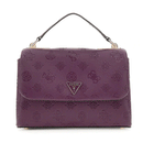 Borsa Donna a Mano con Tracolla GUESS Linea Tisha colore Wine Logo Misura Piccola