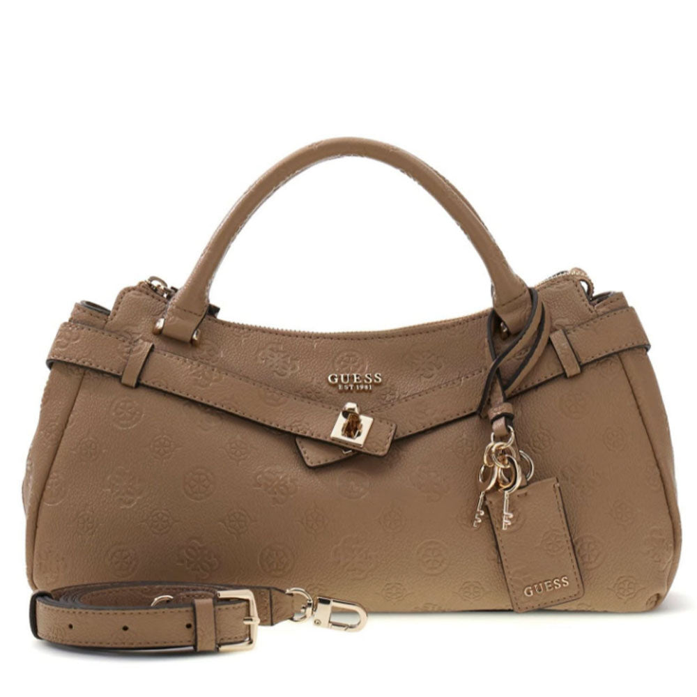 Borsa Donna a Mano GUESS Linea Ella colore Beige Logo