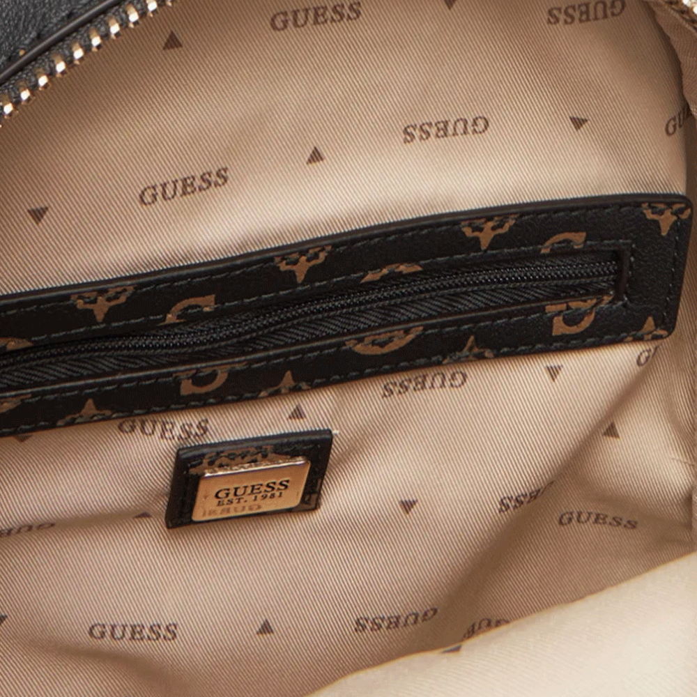 Zaino Donna GUESS Linea Manhattan Colore Mocha Logo Misura Piccola