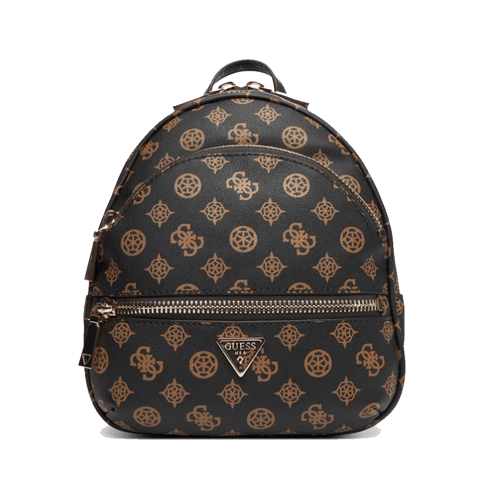Zaino Donna GUESS Linea Manhattan Colore Mocha Logo Misura Piccola