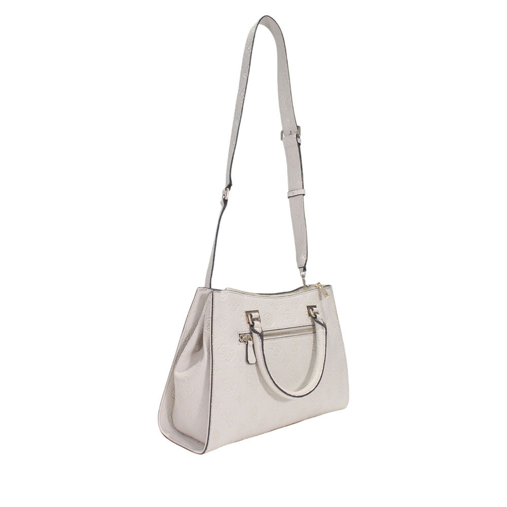 Borsa Donna a Mano GUESS Linea Cresidia Colore Bone