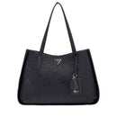 Women's Black Logo Shoulder Tote Bag GUESS Keandra