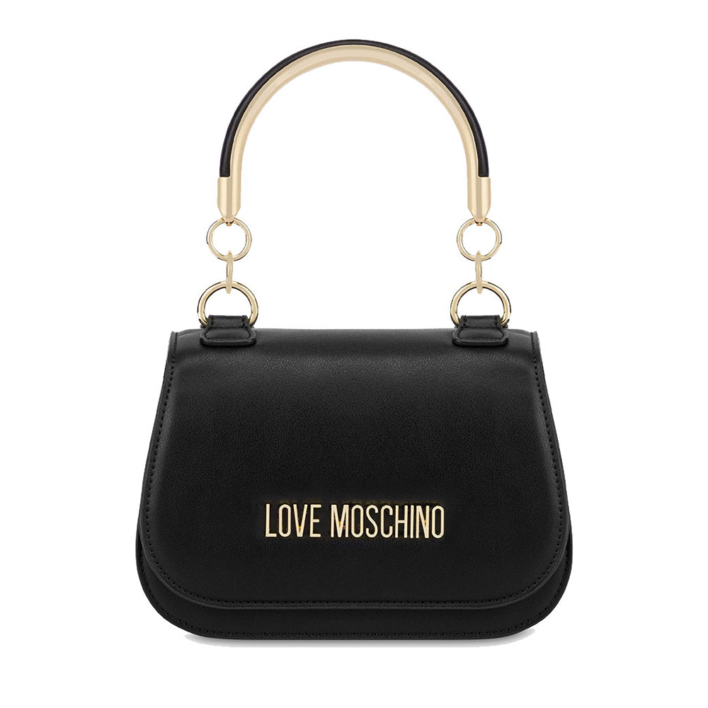 Damenhandtasche LOVE MOSCHINO Schriftzug Logo-Linie in Schwarz