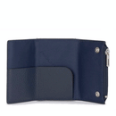 Portacarte PIQUADRO in Pelle e Alluminio con RFID Colore Blu Linea Modus - PP5585MOSR