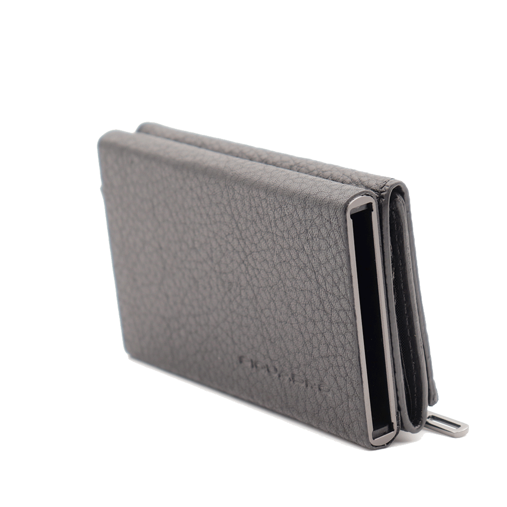 Portacarte PIQUADRO in Pelle e Alluminio con RFID Colore Nero Linea Modus - PP5585MOSR