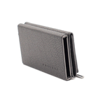 Portacarte PIQUADRO in Pelle e Alluminio con RFID Colore Nero Linea Modus - PP5585MOSR