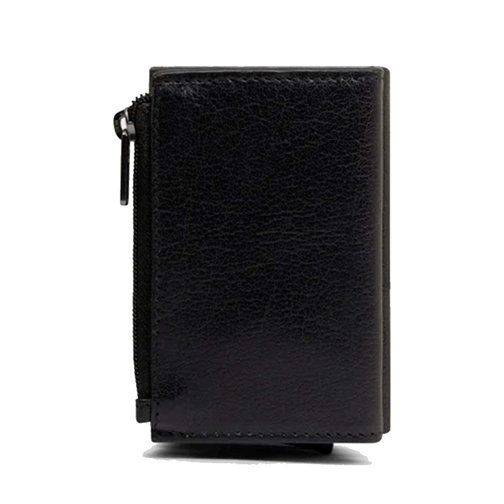 Portacarte PIQUADRO in Pelle e Alluminio con RFID Colore Nero Linea Solm - PP5585S141R