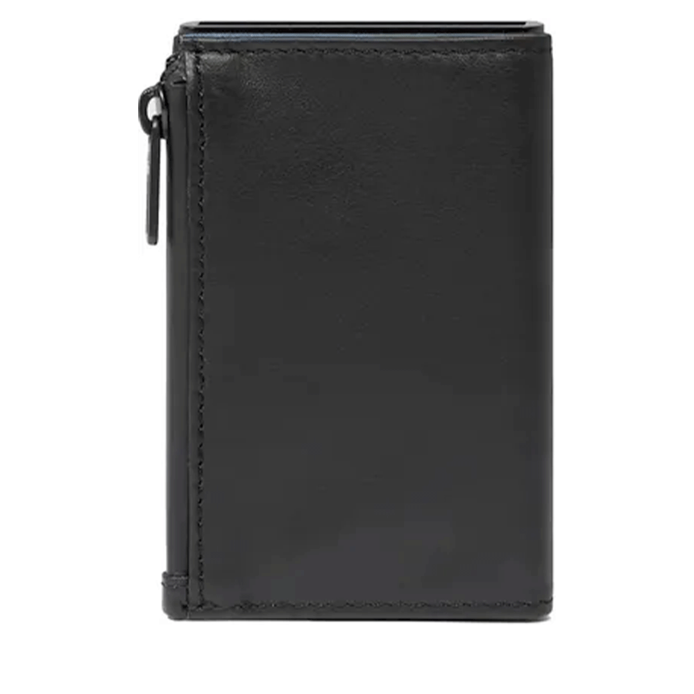 Portacarte PIQUADRO in Pelle e Alluminio con RFID Colore Nero - Grigio Linea Urban - PP5585UB00R