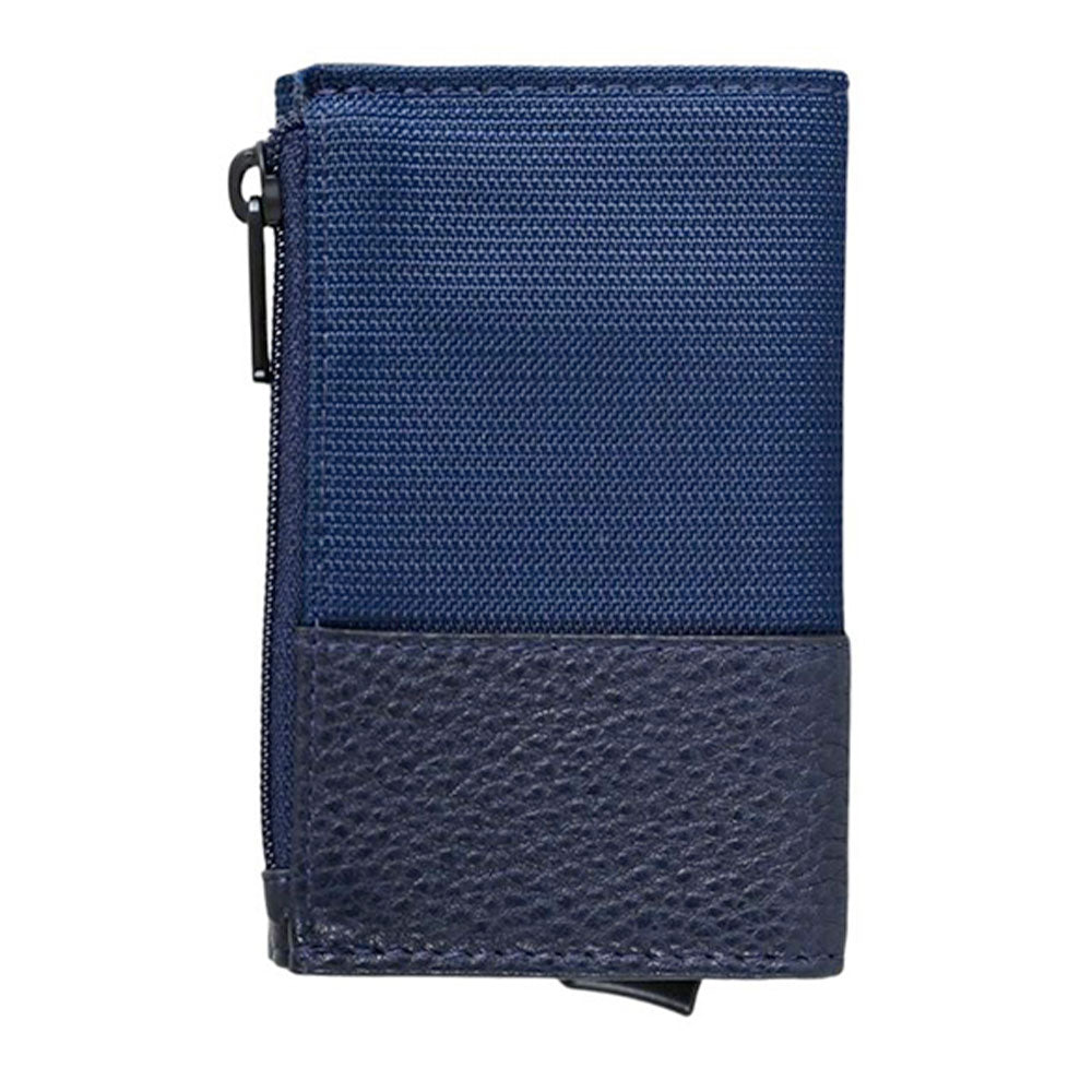 Portacarte PIQUADRO in Tessuto e Pelle e Alluminio con RFID Colore Blu - PP5585W138R