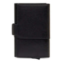 Portacarte PIQUADRO in Pelle e Alluminio con RFID in Pelle Nera - PP5649S141R