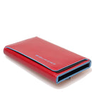 Porta carte in Metallo e Pelle PIQUADRO Blue Square in Colore Rosso - PP6513B2BLR