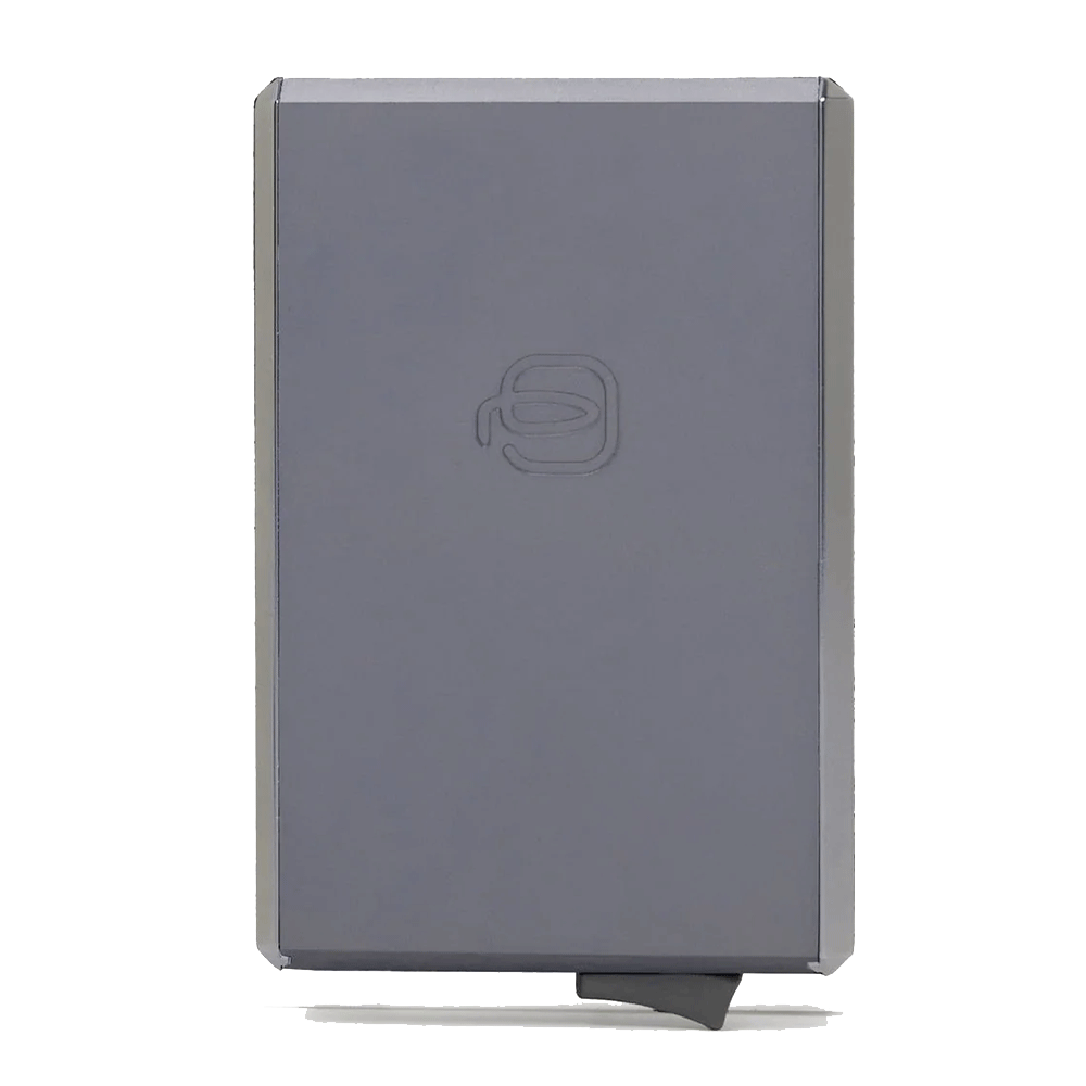 Portacarte PIQUADRO MagSafe in Alluminio e Pelle con RFID Colore Blu - PP7072B2R