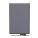 Portacarte PIQUADRO MagSafe in Alluminio e Pelle con RFID Colore Blu - PP7072B2R