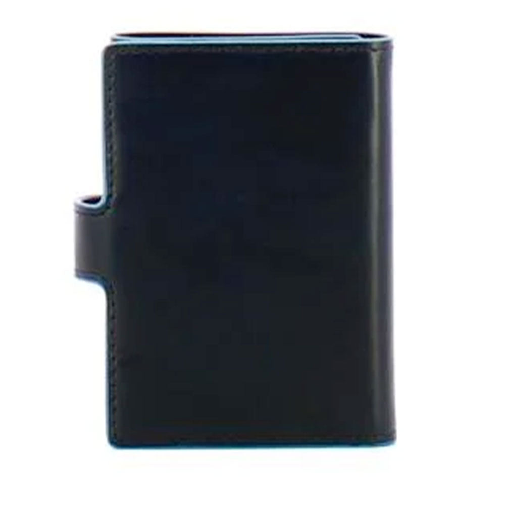 Portafoglio Uomo Verticale MagSafe PIQUADRO in PelleBlu Linea Blue Square - PP7199B2R