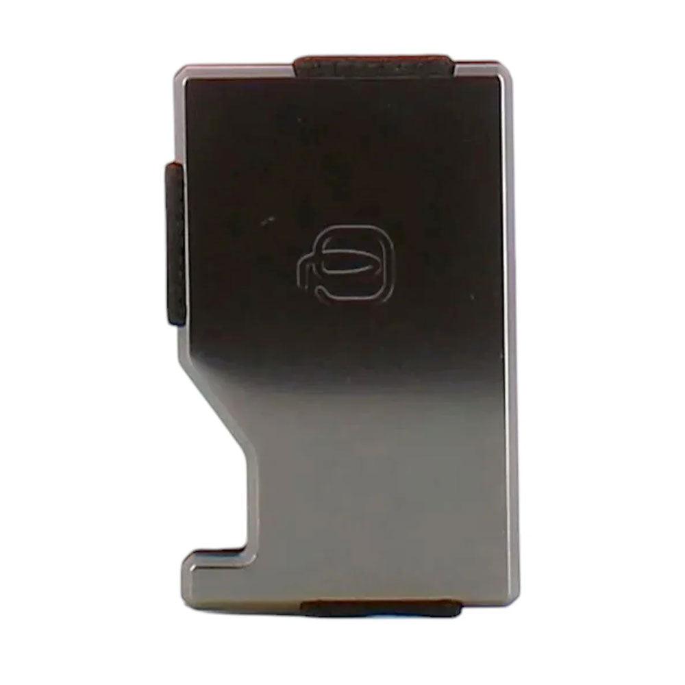 Portacarte PIQUADRO MagSafe in Alluminio e Pelle con Fascia Elastica Colore Blu - PP7203B2R