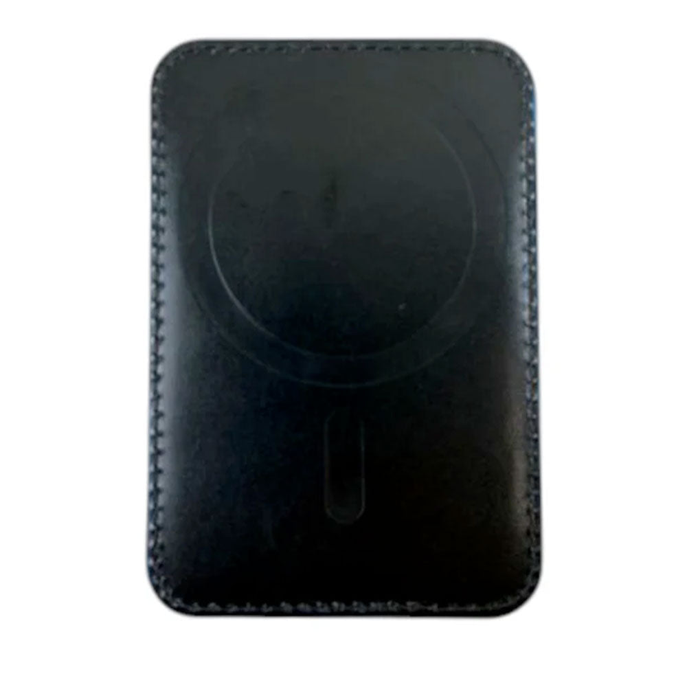 Portacarte PIQUADRO MagSafe in Pelle con Anello Colore Nero Linea Blue Square - PP7284B2R