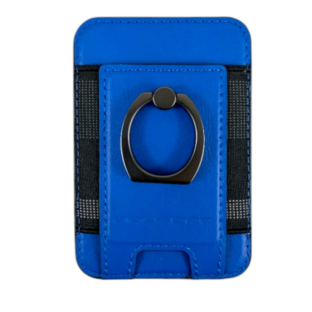 Portacarte PIQUADRO MagSafe in Pelle con Anello Colore Blu - PP7284S145R