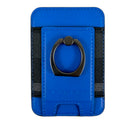 Portacarte PIQUADRO MagSafe in Pelle con Anello Colore Blu - PP7284S145R