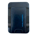 Portacarte PIQUADRO MagSafe in Pelle con RFID Colore Blu Linea Blue Square - PP7285B2R