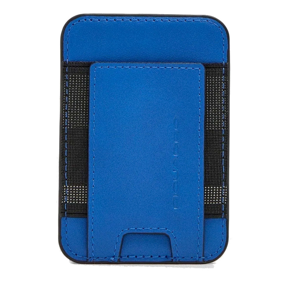Portacarte PIQUADRO MagSafe in Pelle con RFID Colore Blu - PP7285S145R