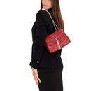 VALENTINO BAGS Damen-Umhängetasche Privilege-Linie, dunkelrote Farbe