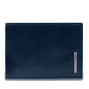 PIQUADRO Herren-Geldbörse mit Klappe und Münzfach aus blauem Leder Blue Square Line – PU1392B2R