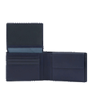 Portafoglio Uomo PIQUADRO  in Pelle Blu con Pattina Linea Finn - PU1392S123R