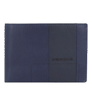 Portafoglio Uomo PIQUADRO  in Pelle Blu con Pattina Linea Finn - PU1392S123R