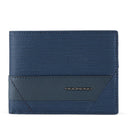 Portafoglio Uomo con Pattina PIQUADRO in Tessuto e Pelle Blu - PU1392W109R
