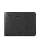 Portafoglio Uomo PIQUADRO con Portamonete in Pelle Nera Linea Akron - PU257AOR