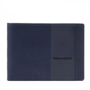 Portafoglio Uomo PIQUADRO in Pelle Blu con Pattina Linea Finn - PU4518S123R