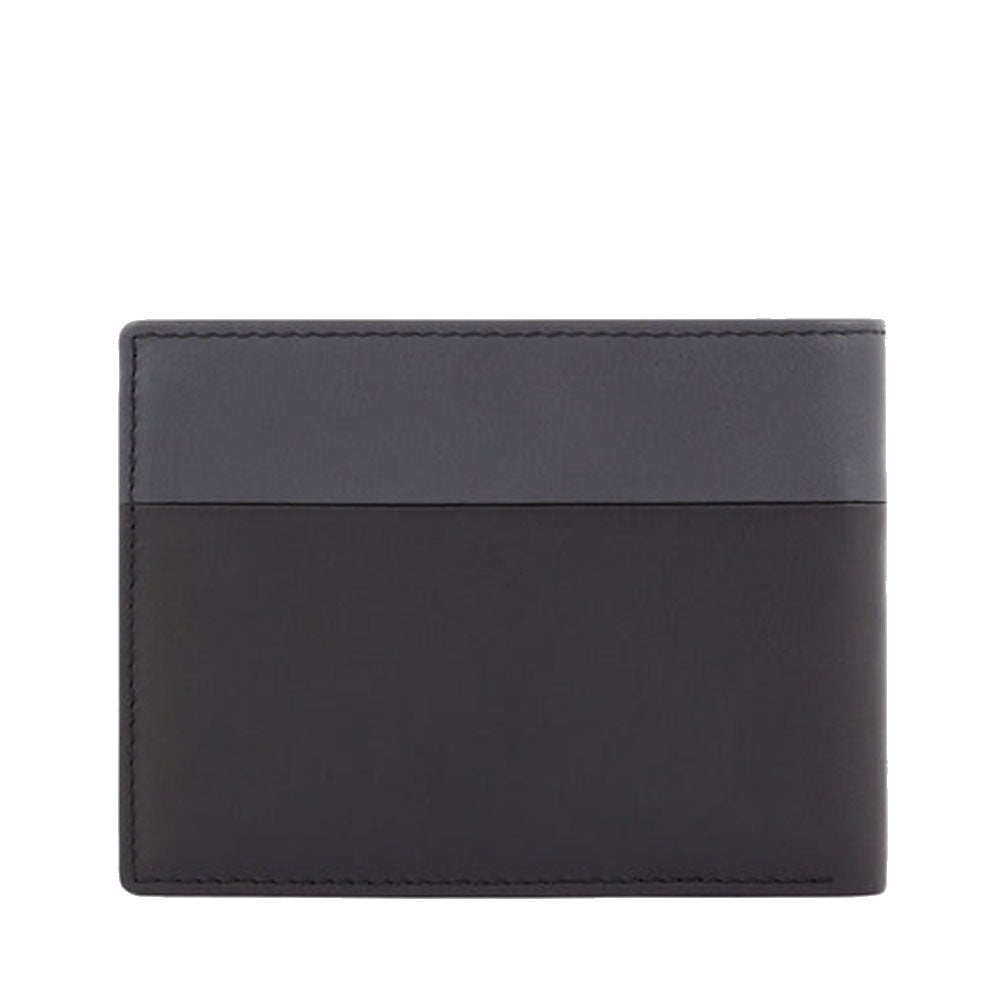 Portafoglio Piquadro Uomo con Portamonete in Pelle Colore Nero - Grigio Linea Urban - PU257UB00R