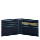 Portafoglio Uomo con Portacarte PIQUADRO In Pelle Blu Linea Blue Square - PU3891B2R