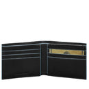 Portafoglio Uomo con Portacarte PIQUADRO In Pelle Nera Linea Blue Square - PU3891B2R