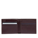Portafoglio Uomo con Portacarte PIQUADRO In Pelle Mogano Linea Revamp - PU3891B2VR