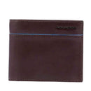 Portafoglio Uomo con Portacarte PIQUADRO In Pelle Mogano Linea Revamp - PU3891B2VR