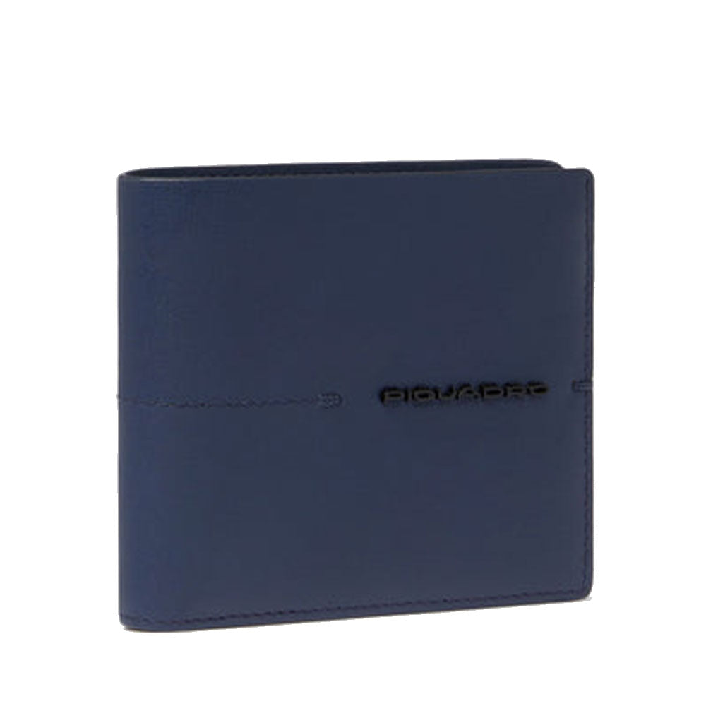 Portafoglio Uomo PIQUADRO In Pelle Colore Blu Linea Kiri - PU3891W135R