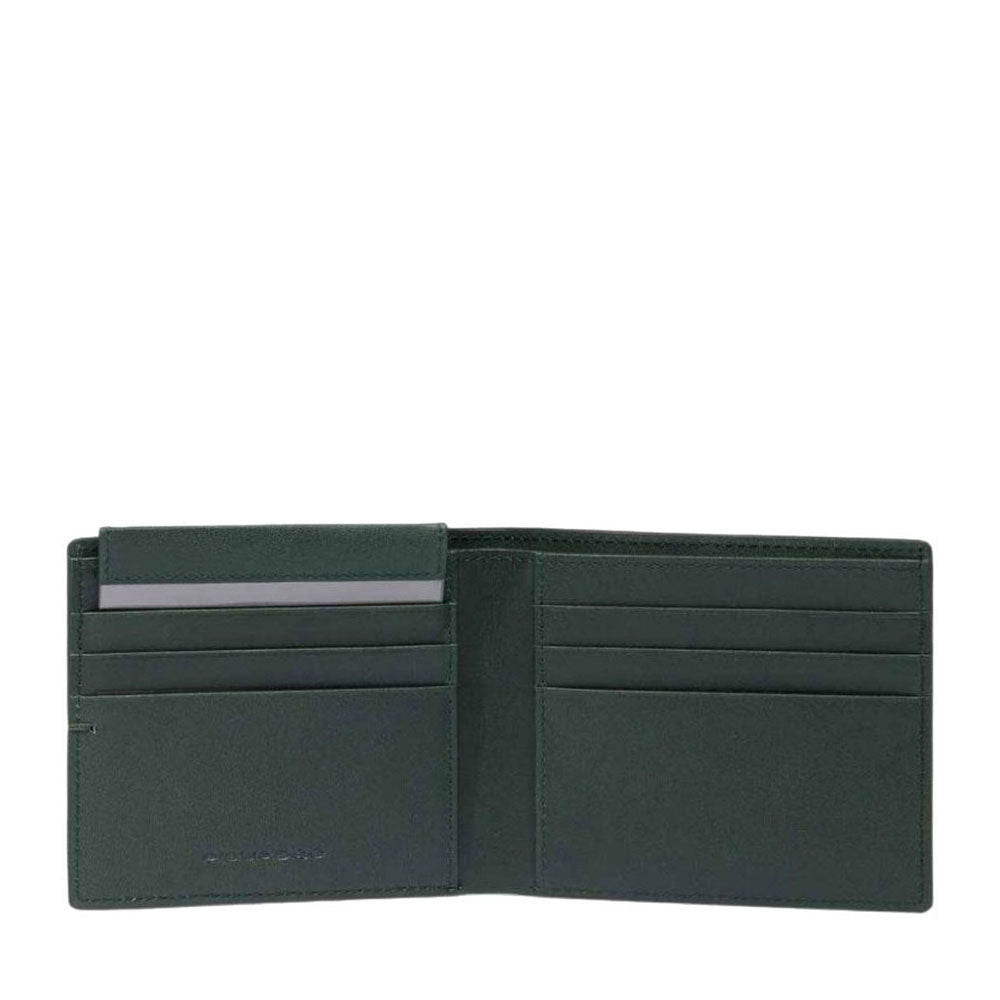 Portafoglio Uomo PIQUADRO In Pelle Colore Verde Linea Kiri - PU3891W135R