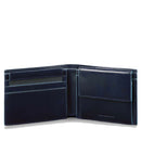 Portafoglio Uomo PIQUADRO in Pelle Blu con Portamonete Linea Blue Square - PU4188B2R