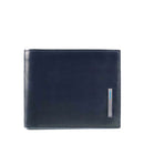 Portafoglio Uomo PIQUADRO in Pelle Blu con Pattina Linea Blue Square - PU4518B2R