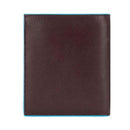 Portafoglio Uomo Verticale PIQUADRO in Pelle Mogano Linea Blue Square- PU5962B2R
