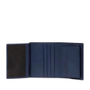 Portafoglio Uomo Verticale PIQUADRO con Pattina in Pelle Blu - PU5964W135R