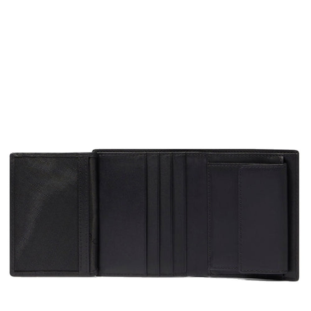 Portafoglio Uomo Verticale PIQUADRO con Pattina in Pelle Nera - PU5964W135R